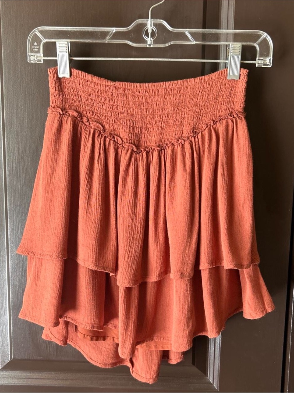 Hollister Ultra High Rise Tiered Ruffle Mini Skirt NWOT